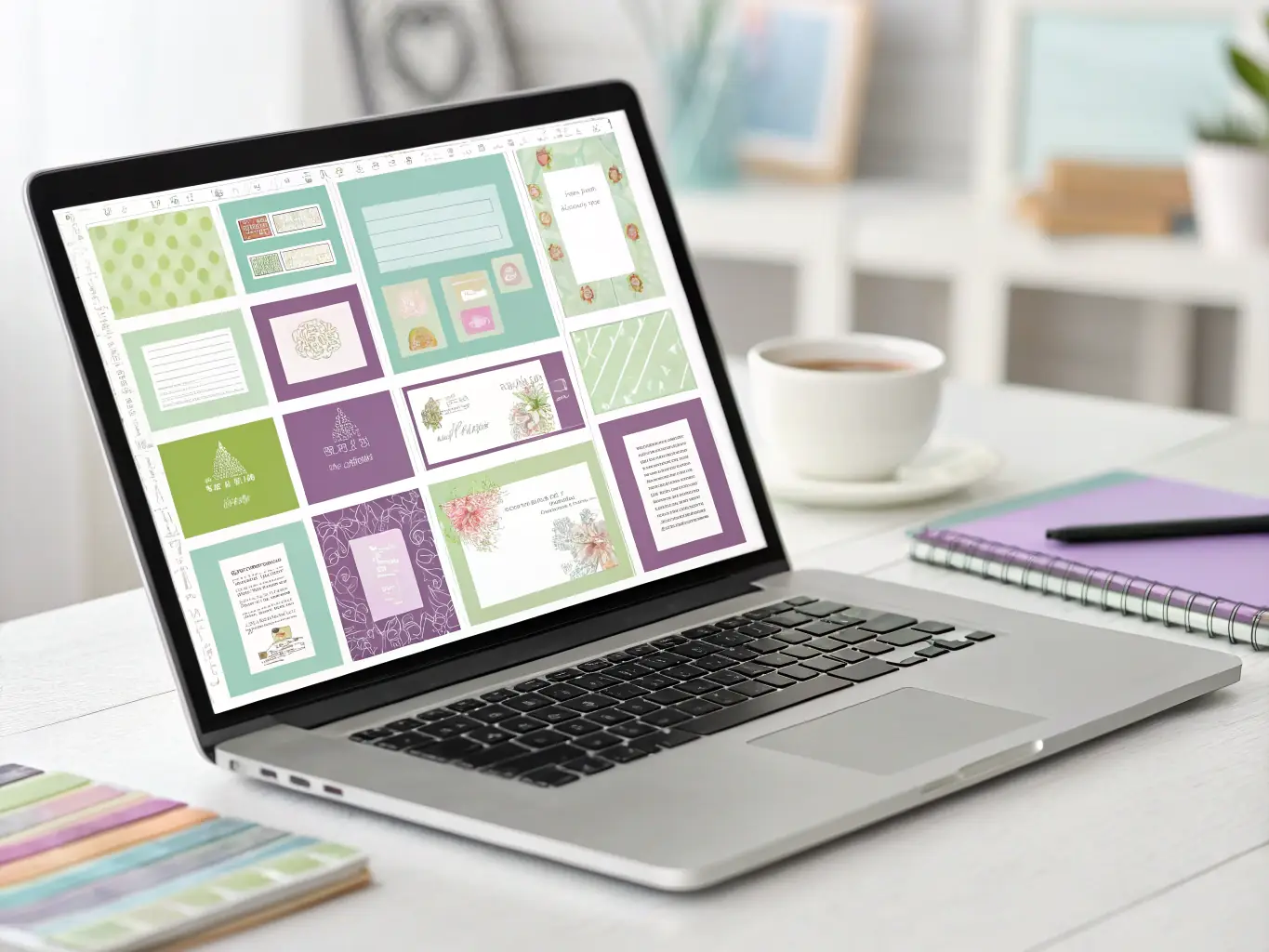 An example of editeasy.one's thematic customization options, displaying a range of pre-designed themes and templates that users can apply to their documents.